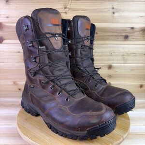 Cabela's Meindl Hunting Boots Men 12 Brown Pflege II Gore-Tex Insulated 400 Gram